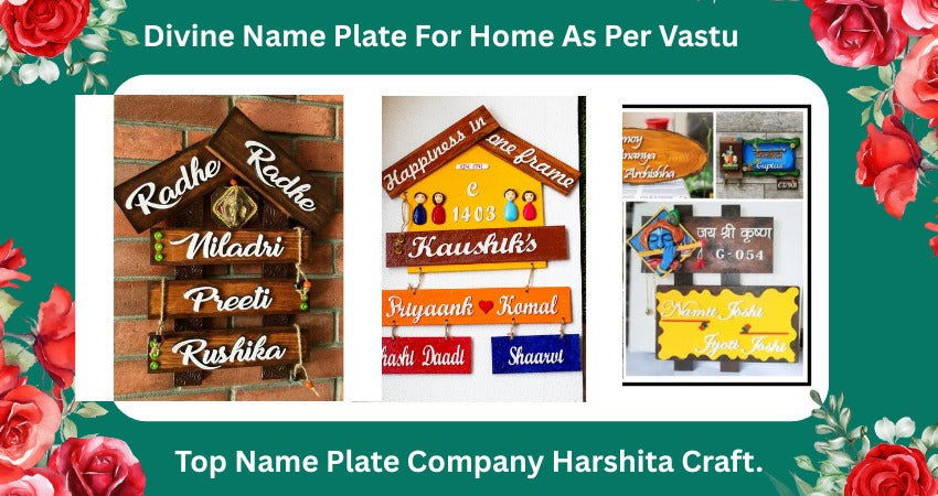 Divine Name Plate For Home As Per Vastu Top Name Plate Company Harshita Craft