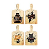 Beautiful Kitchen Quotes Designer Wooden Wall Hanger for Home Decor | Gifts | Decoration Items for Kitchen | Decorative Item for Home (WH_5611N, Set of 4) - Decor Mantra