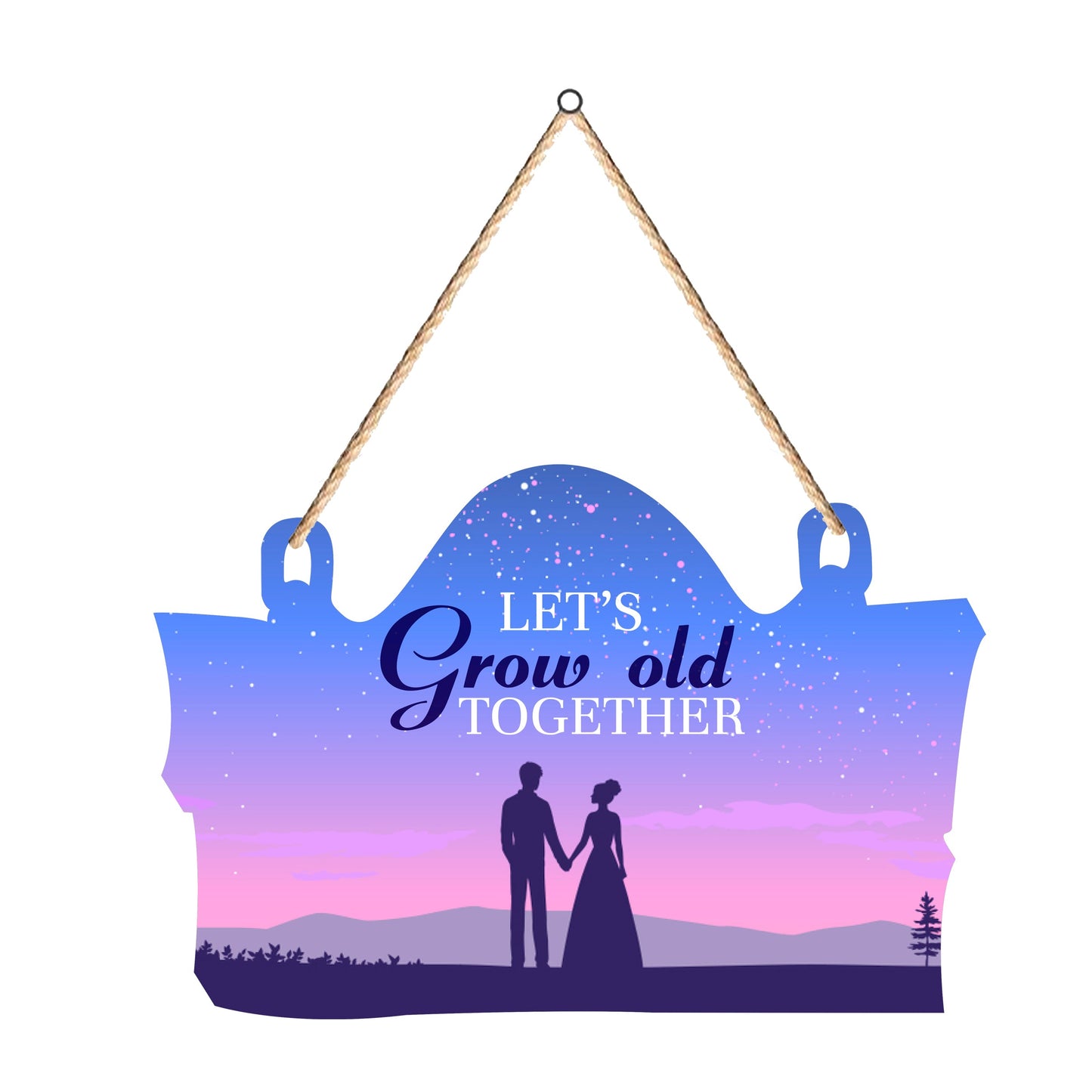 Couple in Love Wooden Wall Hanger for Home Decor | Office | Gifts | Bedroom | Wall Art for Living Room | Decoration Wall Hanging Items | Modren Art | Quotes