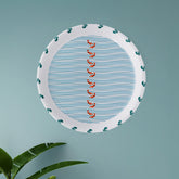 Sea-Inspired symmetry fish Abstract Art Collection Porcelain Wall Plate