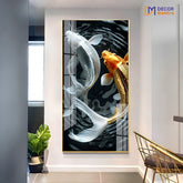 Yin and Yang: The Balance of Gold and Silver Koi Fish