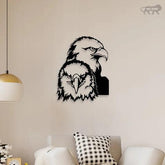 American Two Eagle Metal Wall Art - Decor Mantra