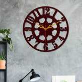 Classic Style Wooden Wall Clock - Decor Mantra