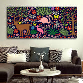 Night in the Forest Premium Wall Painting - Decor Mantra