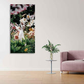 White Peacock Canvas Wall Painting - Decor Mantra