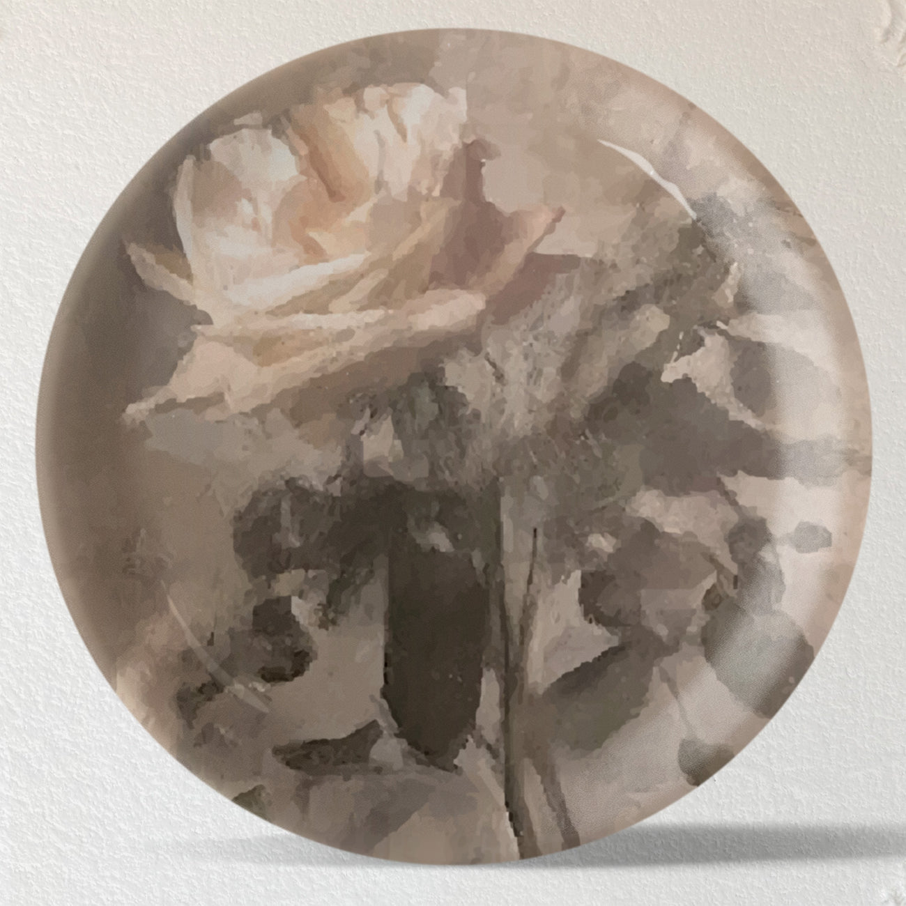 English Floral Wall Plate Set of 4