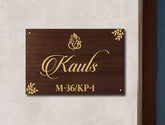 Acrylic Door Nameplate - Customizable for Homes, Offices, or Clinics