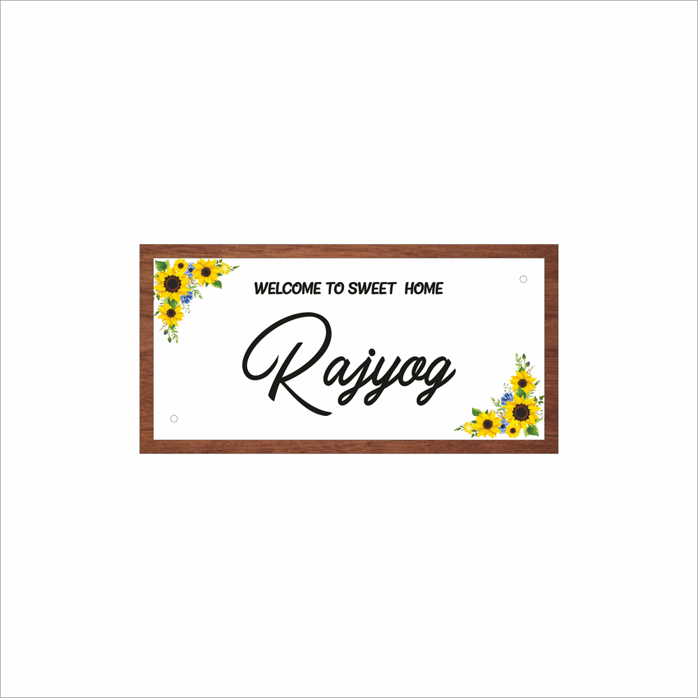 Acrylic Nameplate with Personalized Designs for Doors & Desks