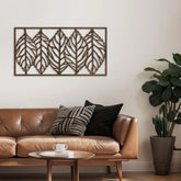 Minimalist Leaf Blade Abstract Metal Wall Art