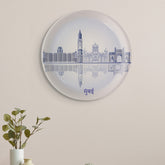 Urban Dreamscapes: Cityscape Mumbai Artistry porcelain plate
