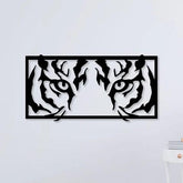 Tiger Eyes Metal Wall Art - Decor Mantra