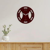 Vintage Style Designer Wooden Wall Clock - Decor Mantra
