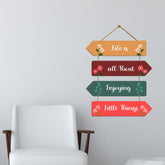 Positive Quote Wall Hanger for Home|Office|Living Room|Gift, Wall Decoration