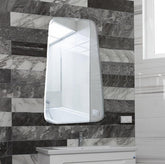 Scandinavian Frameless Beveled Tapered Shape Wall Mirror - Decor Mantra