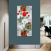 Canvas Wall Art of Beautiful Flowering Vines