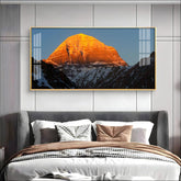 Horizontal Premium Acrylic Wall Art Featuring Majestic Mountain - Decor Mantra