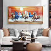 Horses in Motion Premium Acrylic Horizontal Wall Display - Decor Mantra