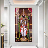 Lord Venkateswara Tirupati Balaji Vertical Wall Art in Premium Acrylic - Decor Mantra