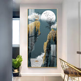 The Peaceful Premium Acrylic Vertical Wall Art - Decor Mantra