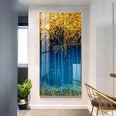 The Twinkling Leaves Premium Acrylic Vertical Wall Art