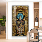 Graceful Shree Venkateswara Swamy Premium Acrylic Vertical Wall Art - Decor Mantra