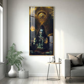 Luxurious Shiv Saadhna Vertical Wall Art in Premium Acrylic - Decor Mantra