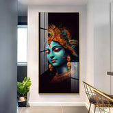 Elegant Premium Acrylic Wall Art Featuring Lord Shree Krishna - Decor Mantra