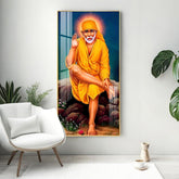 Elegant Premium Acrylic Wall Art Featuring Shirdi Sai Baba - Decor Mantra