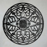 Hypnotic Circular Mandala Metal Wall Art