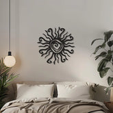 Sun Design Metal Wall Art