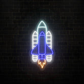 Space Rocket LED Neon Light