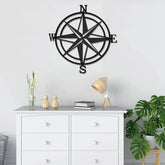 Nautical Compass Rose Metal Wall Art