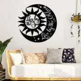 Sun Love by the Moon Metal Wall Art