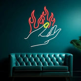 Fire Neon Sign Flame LED Neon Light