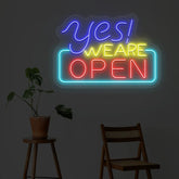 Yes We Are Open Neon Sign led neon light