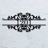 Personalized Laser Cut Steel Metal Name Plate for Home