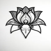 Namaste Bohemian Floral Metal Wall Art