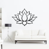 Sacred Lotus Metal Wall Art