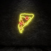 Pizza Slice Neon Light