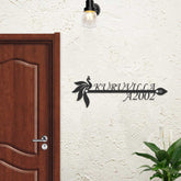 Personalized Metal Name Plate for Home – Religious Theme Laser-Cut Design