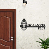 Personalized Religious Theme Laser Cut Metal Name Plate for Home