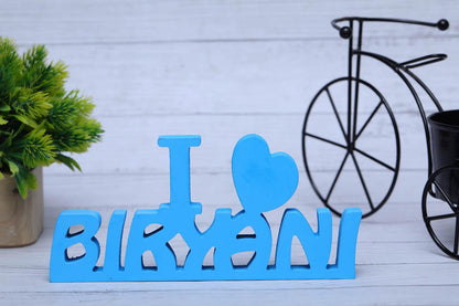 I Love Biryani Aesthetic Table Decor - Decor Mantra 