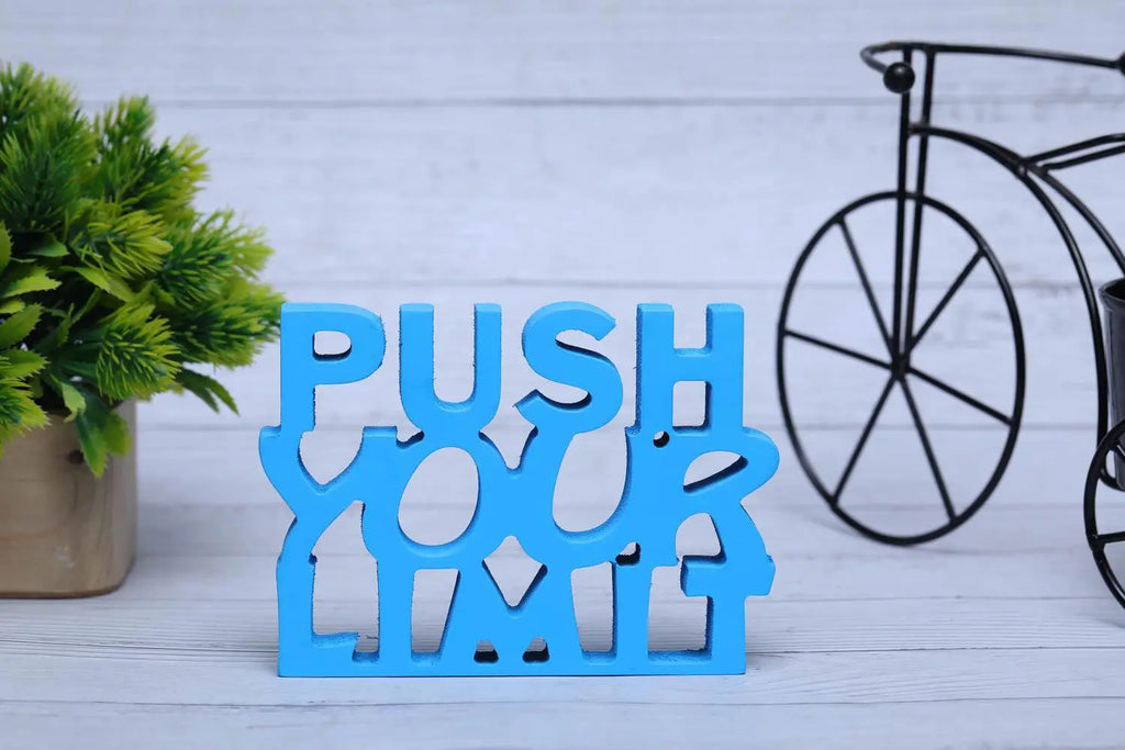 Push Your Limit Aesthetic Table Decor - Decor Mantra 