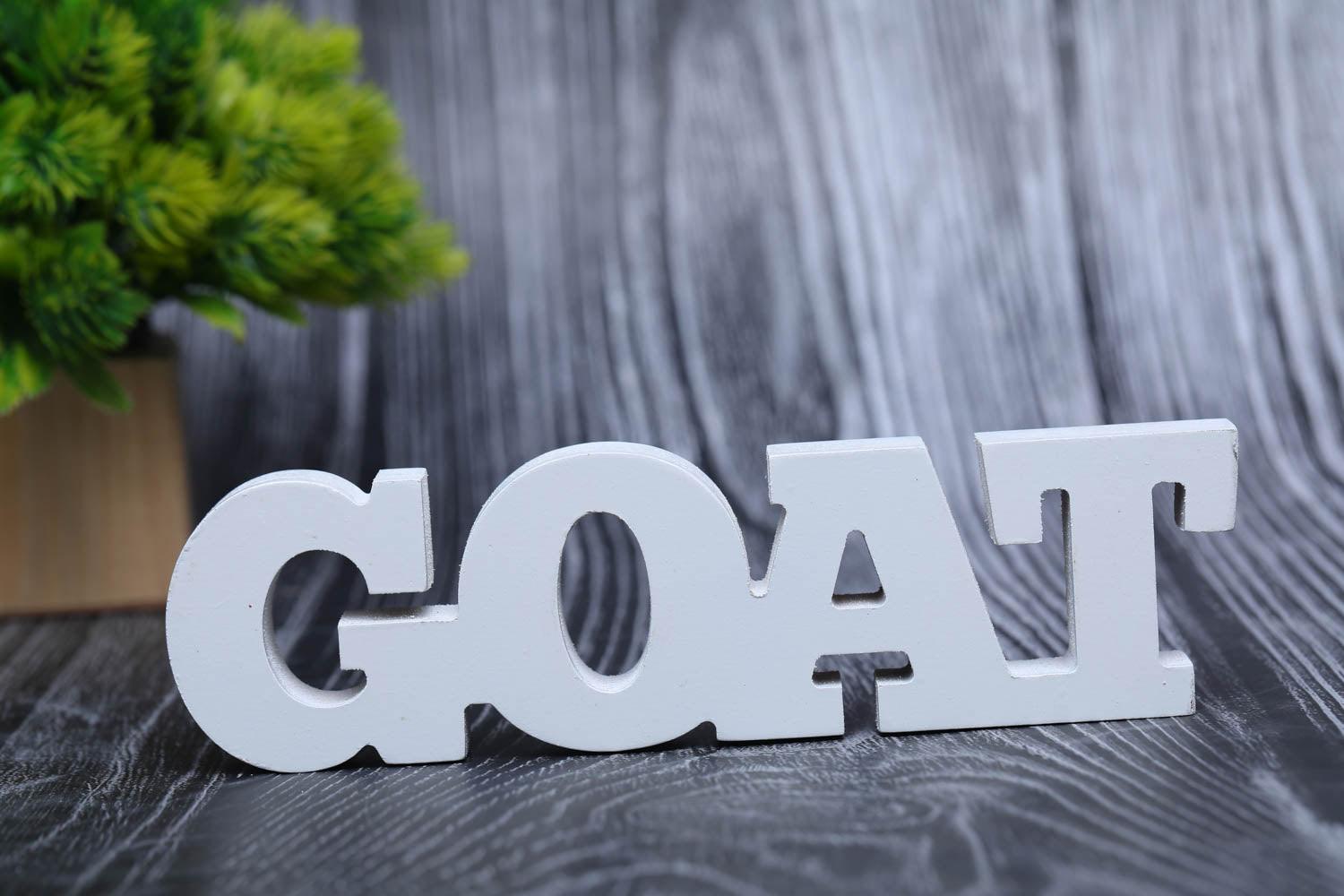 Goat Aesthetic Table Decor - Decor Mantra 