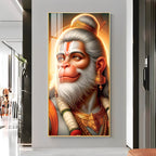 Jai Bajrang Bali Premium Acrylic Vertical Wall Art