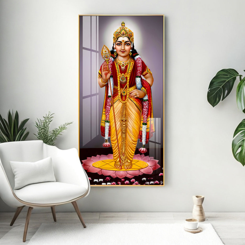 Tirupati Balaji Premium Acrylic Vertical Wall Art