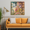 Goddess Durga Grace Premium Acrylic Square Wall Art