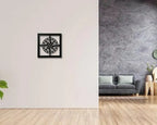 Black Wooden Nautical Compass Wall Décor - Decor Mantra 