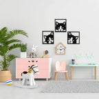 Three Cats MDF Wooden Cutout - Decor Mantra 