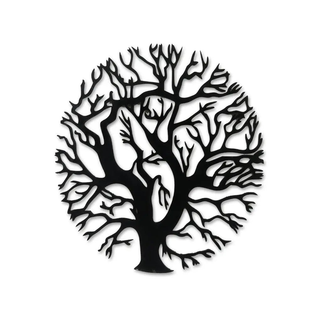 Antique Wooden Tree Plaque Ready To Hang Cutout - Decor Mantra 